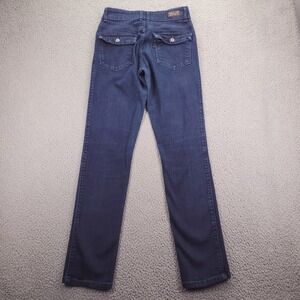 LEVIS Jeans Size 6M Mid Rise Skinny Flap Pocket Dark Wash Denim 27x30